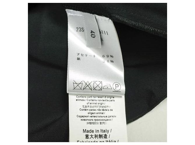 Autre Marque N°21 L2 BLUSA TESSUTO Blusa de seda de acetato Negro - vista 9