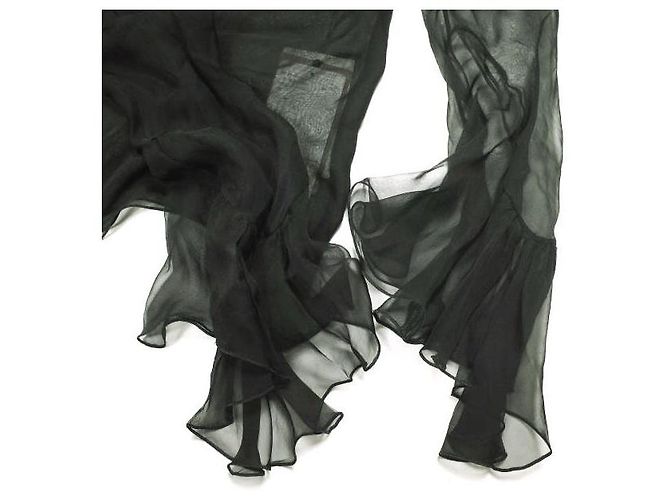 Autre Marque N°21 L2 BLUSA TESSUTO Blusa de seda Negro - vista 7