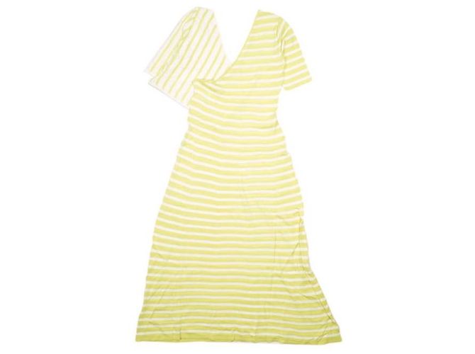 Autre Marque Strickkleid TAN TN22SS021 Gelb - Ansicht 2