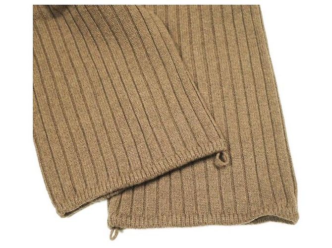 Autre Marque Pantalones anchos fáciles de cachemira y lana ATON Castaño - vista 8