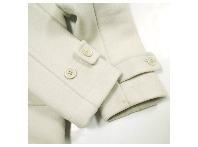 Autre Marque Abrigo de Lana Scye BASICS Blanco Crudo - vista 5