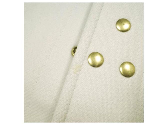 Autre Marque Abrigo de Lana Scye BASICS Blanco Crudo - vista 7