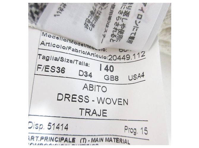 Autre Marque PAOLA FRANI Kleid Weiß Aus weiß - Ansicht 5