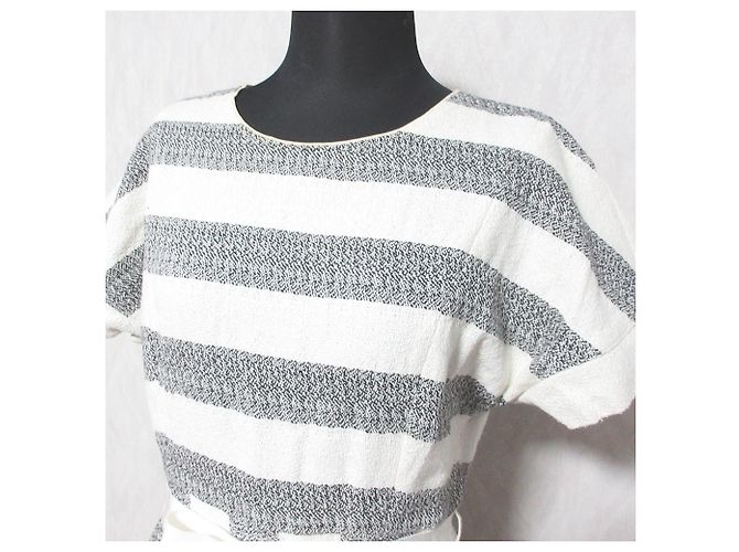 Autre Marque PAOLA FRANI Kleid Weiß Aus weiß - Ansicht 8