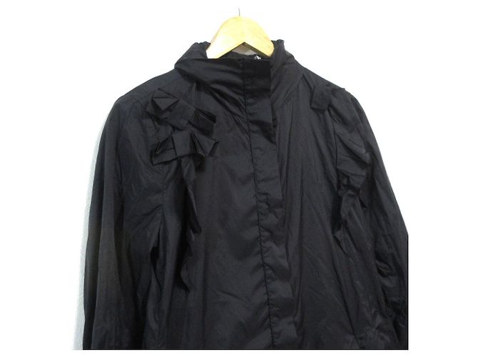 Valentino Nylon Langmantel Schwarz - Ansicht 5