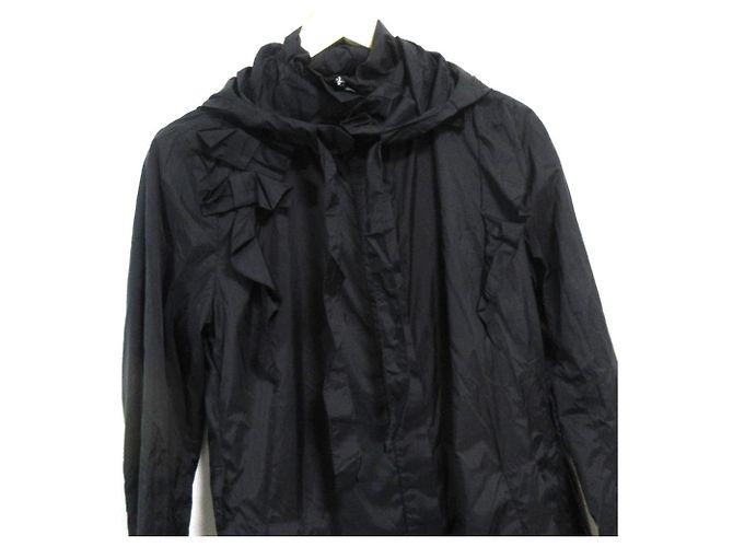 Valentino Nylon Langmantel Schwarz - Ansicht 7