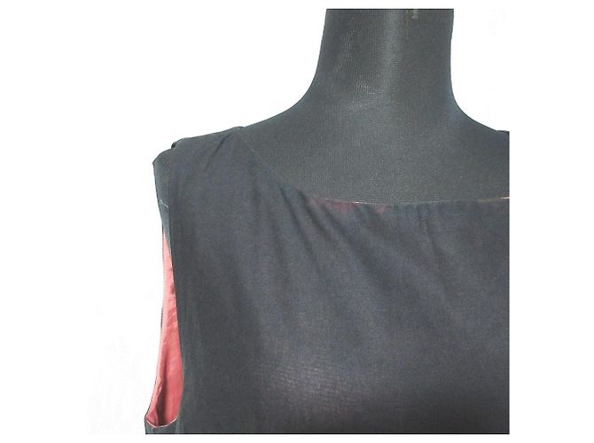 Autre Marque Vestido Lanketti Marimekko Negro Rosa - vista 6