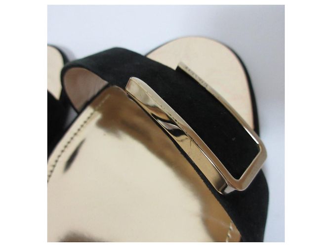 Sandali con tacco alto in nubuck ITL HAMPTON di Coach Nero - vista 13
