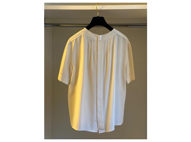 Camisa excepcional de Chanel Crudo Crema Blanco roto - vista 2