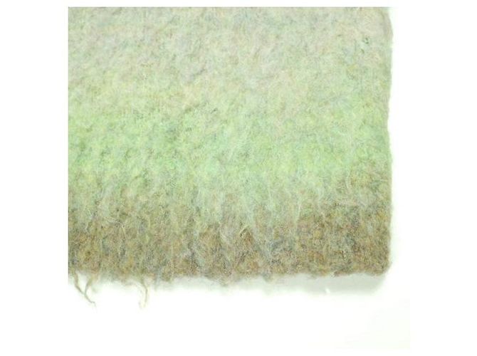 Autre Marque Ray BEAMS Gradation Rundhals-Pullover Strickoberteil Grün - Ansicht 7