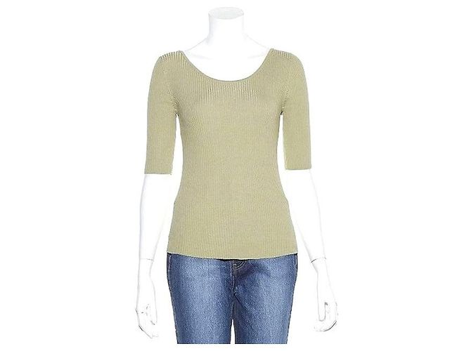 Autre Marque Top de punto ORGANIC de snidel Verde - vista 3
