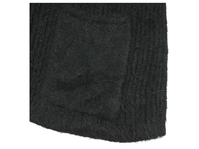 Autre Marque Cárdigan largo de mohair EN ROUTE Negro - vista 7