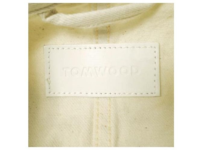 Autre Marque CAMISA DE DENIM TOM WOOD CON COLLAR CAMISA DE DENIM DE ALGODÓN Beige Crudo - vista 7