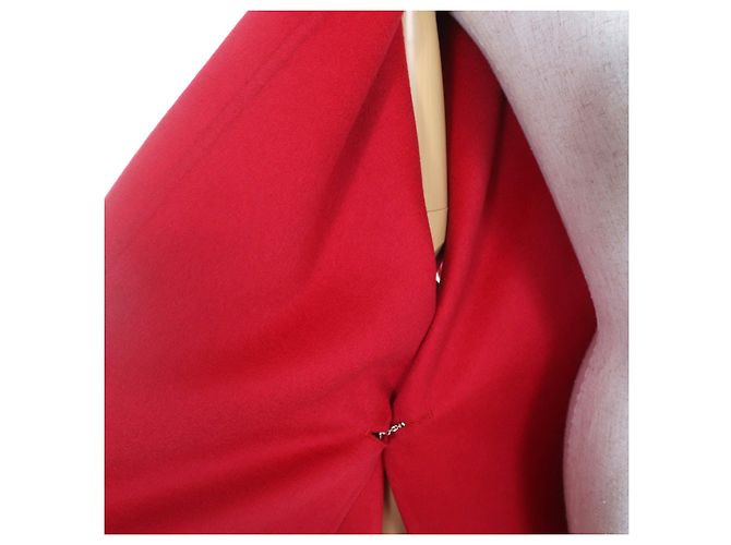 Poncho de cachemira Hermès Roja - vista 5