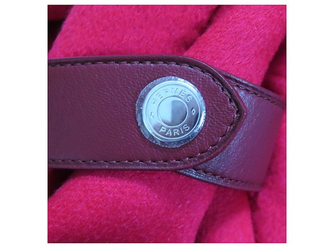 Poncho de cachemira Hermès Roja - vista 7
