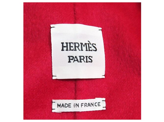 Poncho de cachemira Hermès Roja - vista 8