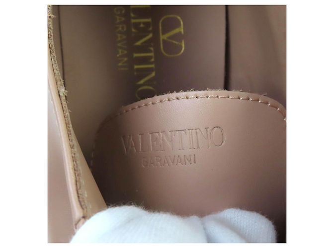 Leder Schuhe von Valentino Garavani Pink Beige - Ansicht 10