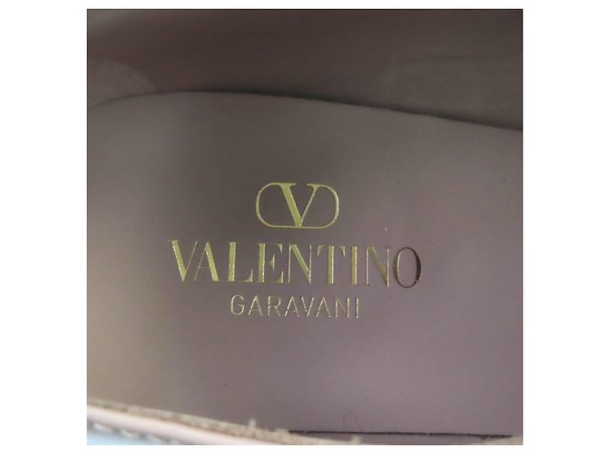 Leder Schuhe von Valentino Garavani Pink Beige - Ansicht 11
