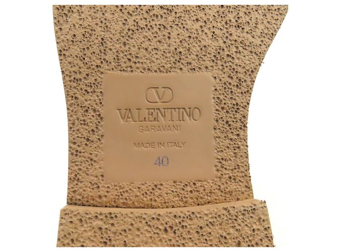 Leder Schuhe von Valentino Garavani Pink Beige - Ansicht 13