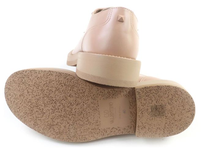 Leder Schuhe von Valentino Garavani Pink Beige - Ansicht 7
