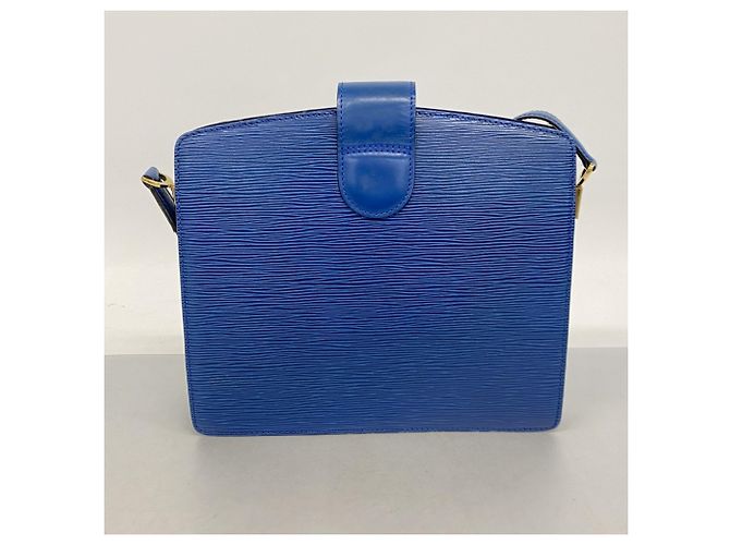 Louis Vuitton Epi Capucines Schultertasche in Toledo Blau - Ansicht 11
