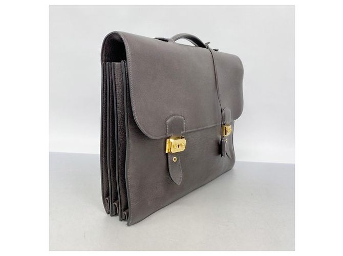 Hermès Borsa Hermes Sac à Dépêches 42 Marrone - vista 2