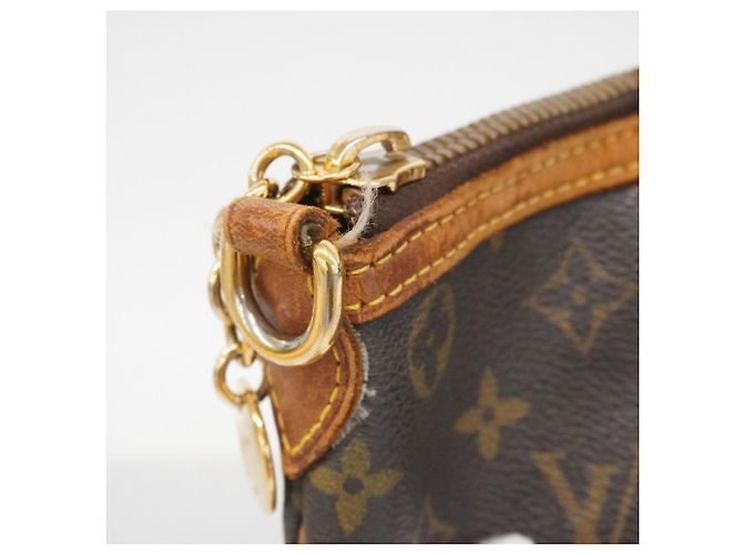 Borsa Louis Vuitton Monogram Palermo PM Marrone - vista 12