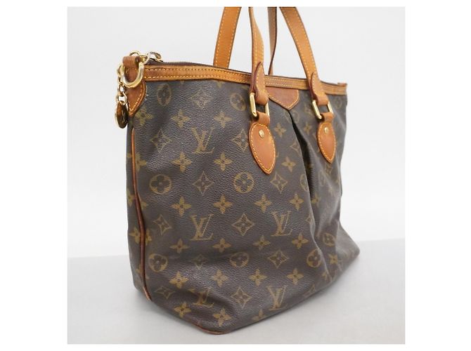 Borsa Louis Vuitton Monogram Palermo PM Marrone - vista 2