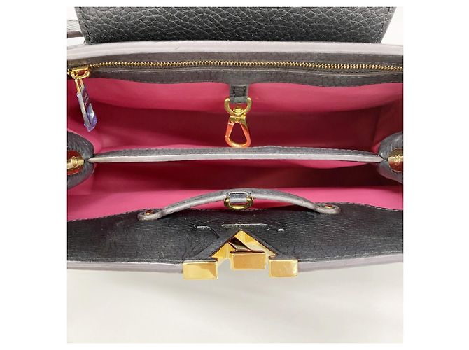 Borsa Capucines MM Louis Vuitton Nero - vista 4