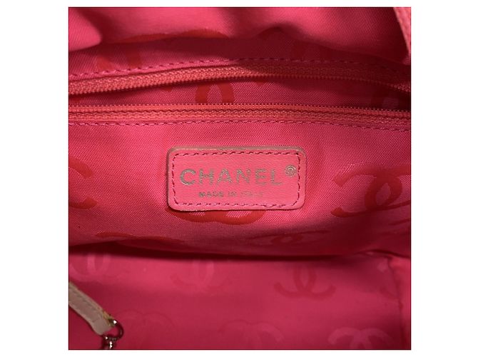 Chanel Cambon Lammnappa Tote Bag Schwarz Weiß - Ansicht 5