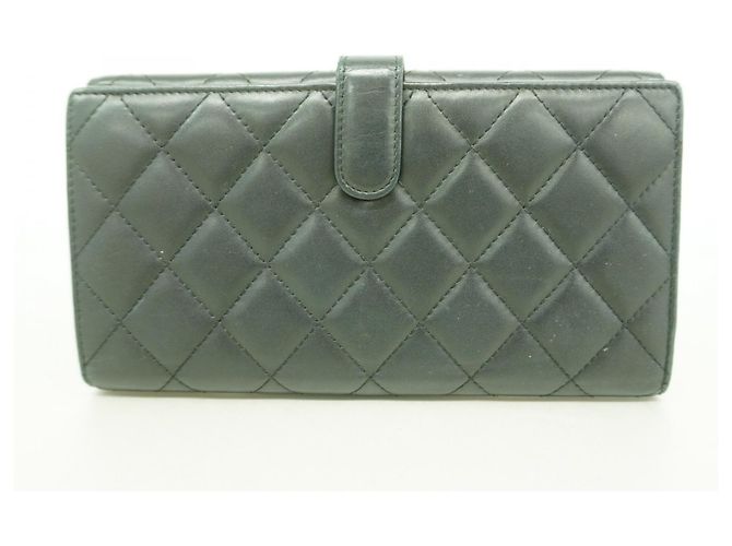 Chanel Cambon Langbörse aus Lammleder Schwarz - Ansicht 10