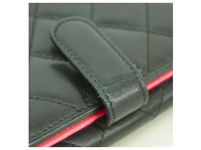 Chanel Cambon Langbörse aus Lammleder Schwarz - Ansicht 7