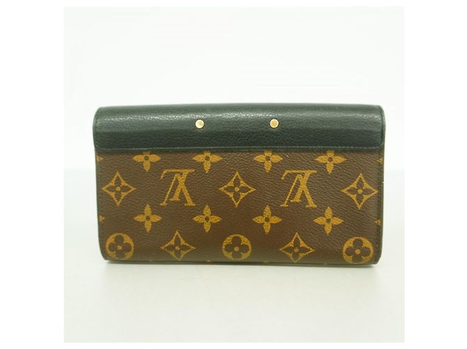Cartera Larga Pallas Monogram Louis Vuitton Castaño Negro - vista 11