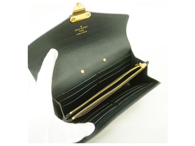 Cartera Larga Pallas Monogram Louis Vuitton Castaño Negro - vista 3