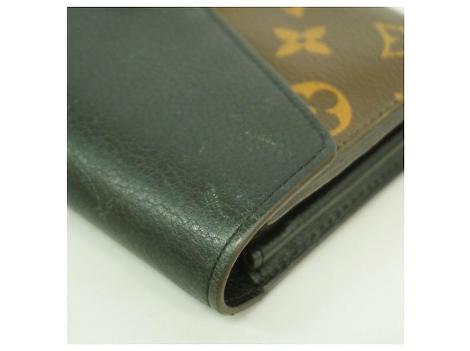 Cartera Larga Pallas Monogram Louis Vuitton Castaño Negro - vista 8