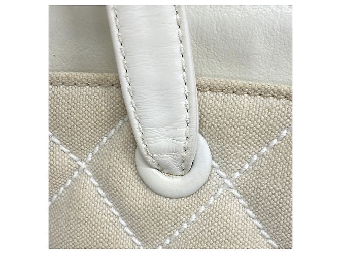 Timeless Bolso Tote Matelassé Chanel Crudo - vista 10