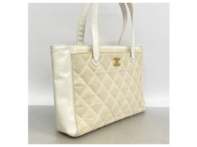 Timeless Bolso Tote Matelassé Chanel Crudo - vista 2