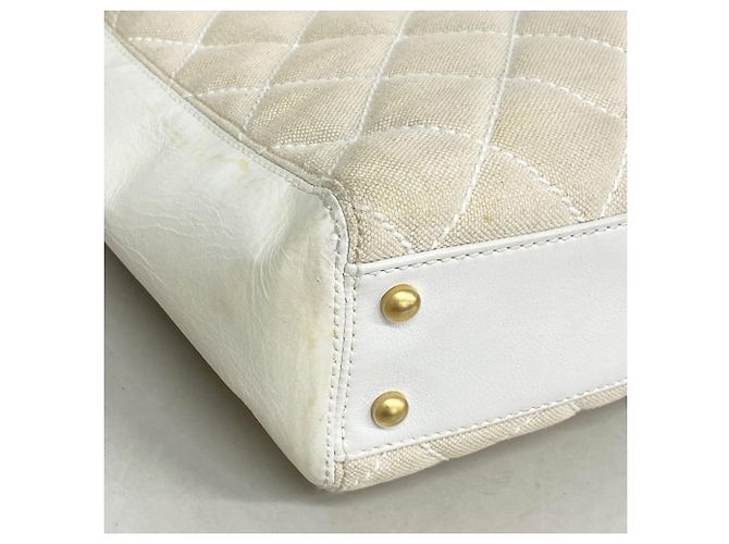 Timeless Bolso Tote Matelassé Chanel Crudo - vista 6