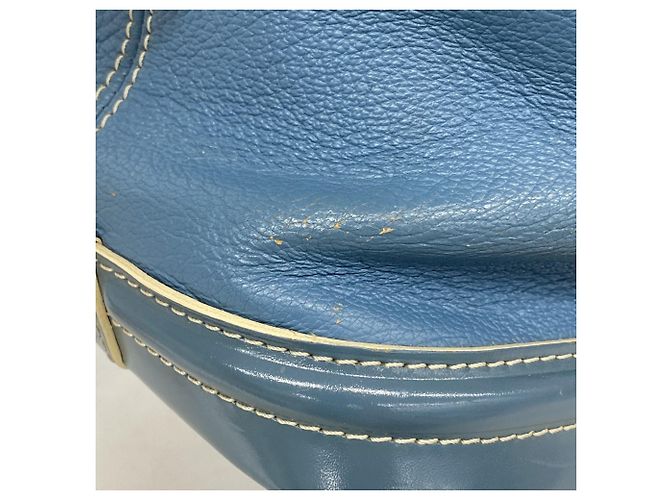 Borsa Lockit MM Suhali di Louis Vuitton Blu - vista 10