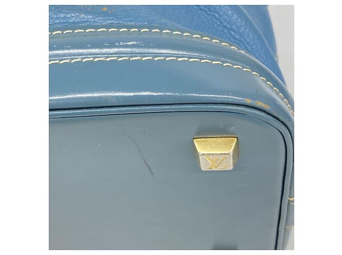 Borsa Lockit MM Suhali di Louis Vuitton Blu - vista 6