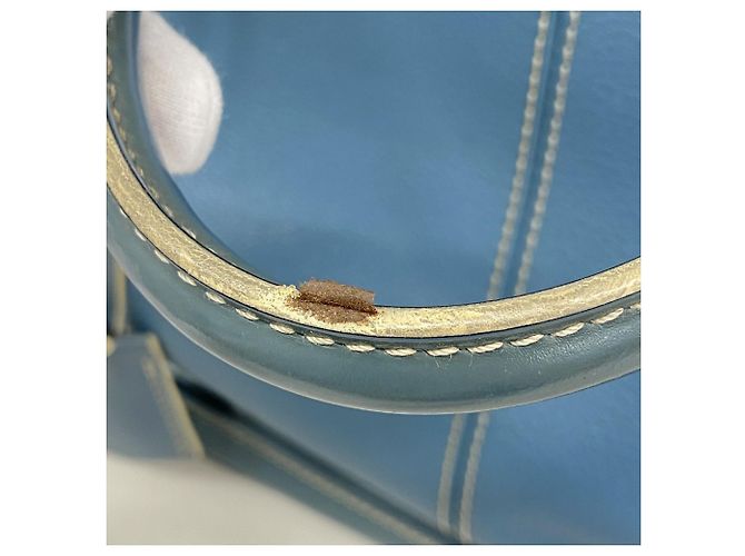 Borsa Lockit MM Suhali di Louis Vuitton Blu - vista 7
