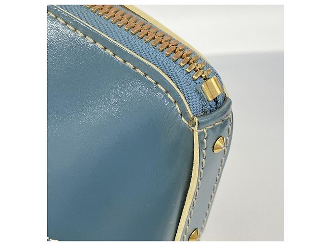 Borsa Lockit MM Suhali di Louis Vuitton Blu - vista 8