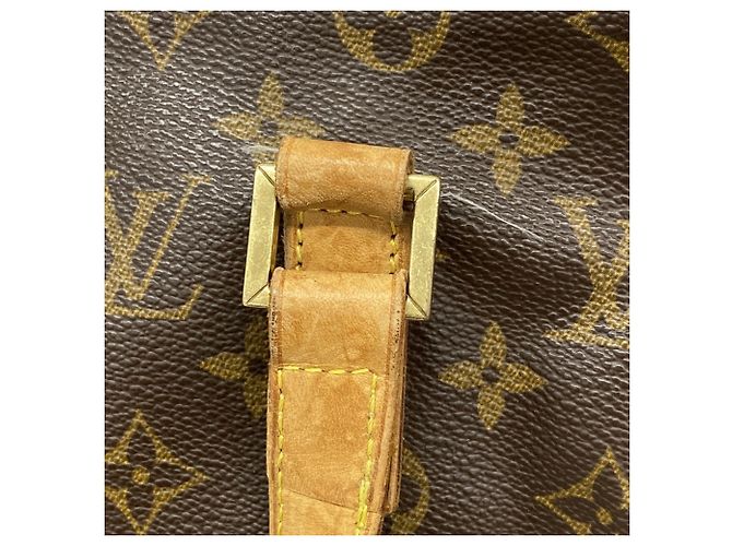 Borsa Tote Cabas Mezzo Monogram Louis Vuitton Marrone - vista 8