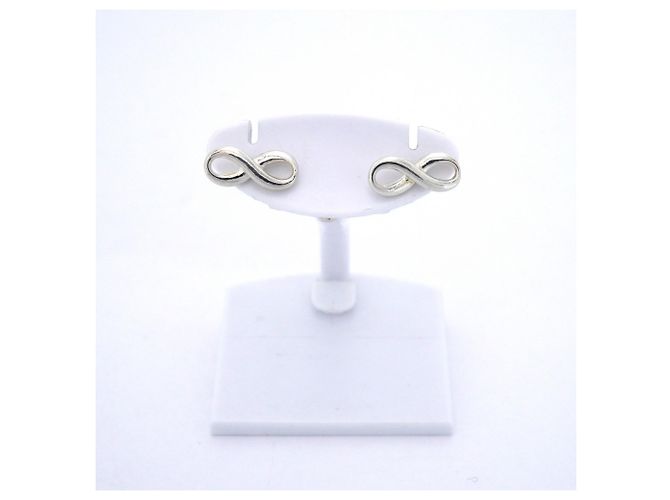 Boucles d'oreilles en argent sterling Infinity de Tiffany & Co. - vue 2