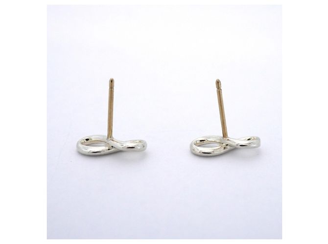Boucles d'oreilles en argent sterling Infinity de Tiffany & Co. - vue 3