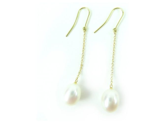 Tiffany & Co Orecchini a goccia in perle d'acqua dolce Tiffany By the Yard - vista 5