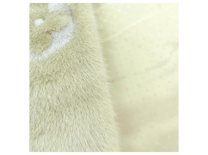 Sciarpa Monogram Minkgram di Louis Vuitton Multicolore Beige - vista 6