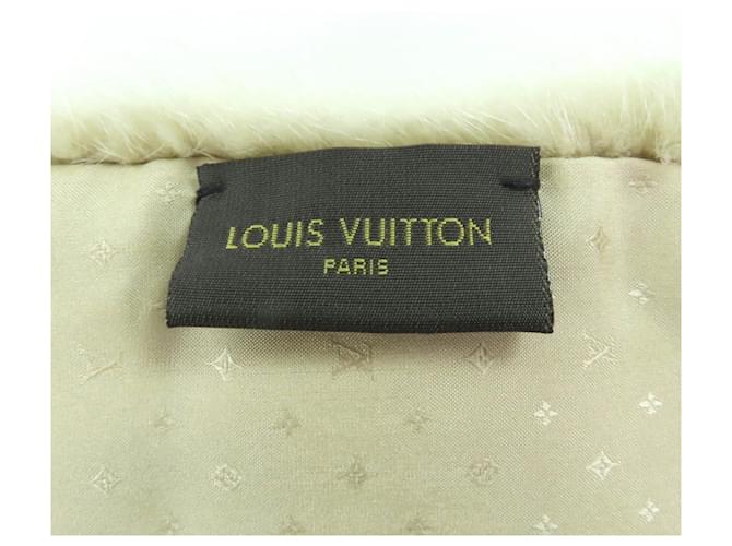 Sciarpa Monogram Minkgram di Louis Vuitton Multicolore Beige - vista 8