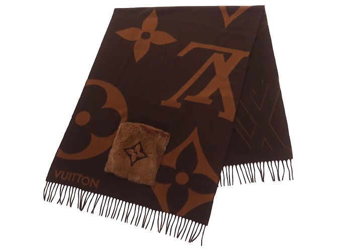 Sciarpa Gigante LOUIS VUITTON Marrone - vista 2