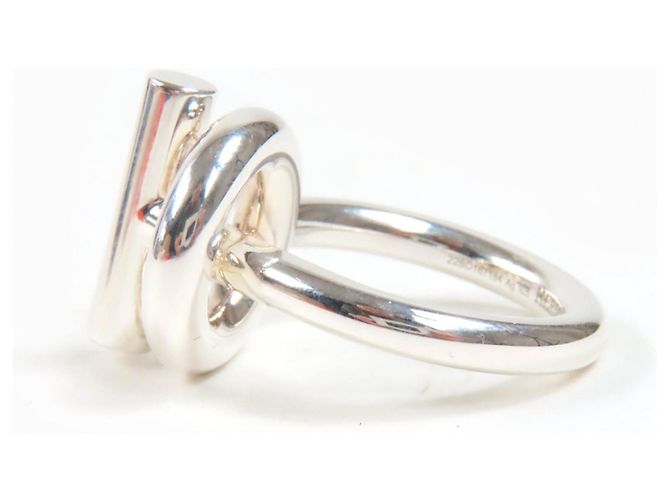 Ring Anel de prata Hermès Echappé MM - vista 4